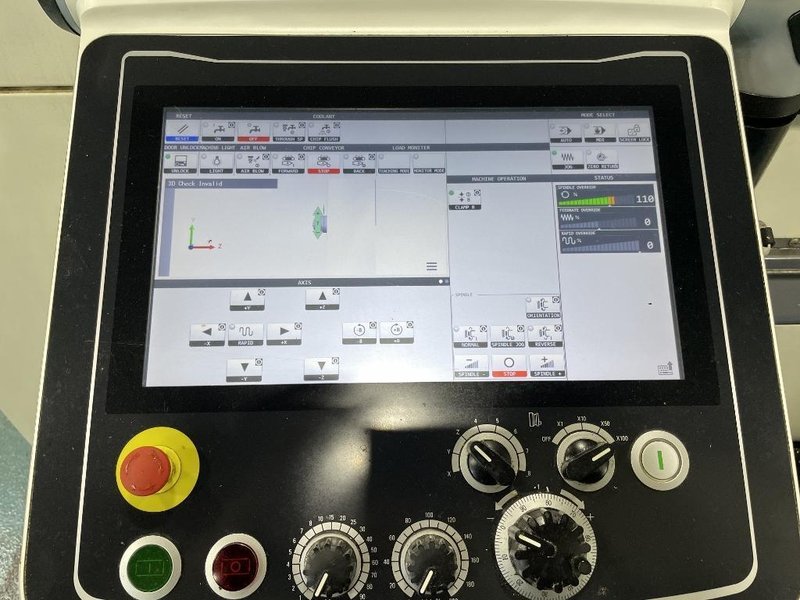 DMG Mori NHX5000 CNC Horizontal Machining Center with Pallet Changer, High Pressure Thru-Spindle Coolant, 60 Station Tool Changer,  15,000 RPM Spindle