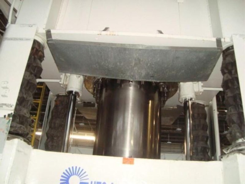 1000 TON WILLIAMS &amp; WHITE 96&quot; X 48&quot; BED 4-POST HYDRAULIC PRESS: STOCK# 15313