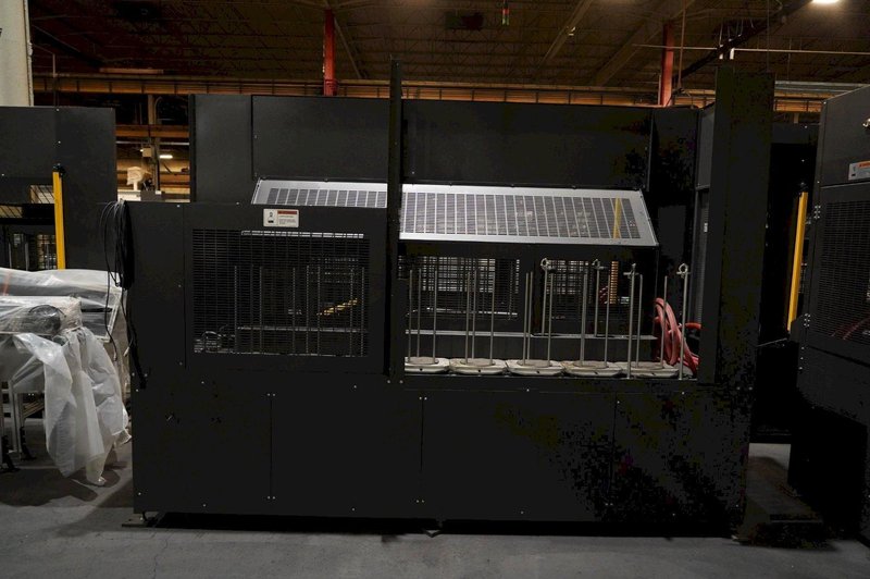 Okuma 2SP-250H Twin Spindle Twin Turret CNC Lathe, 2017 – Robot Loader, Chip Conveyor, Transformer, Inspection Reports from Gosiger