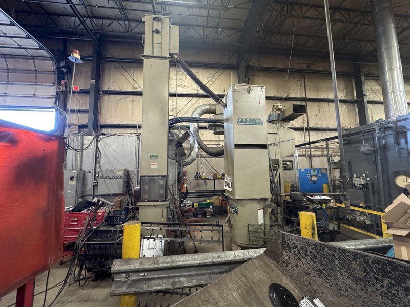 84&quot; WIDE X 168&quot; LONG X 96&quot; TALL CLEMCO INDUSTRIES ABRASIVE BLAST CLEANING SYSTEM. STOCK # 0342925