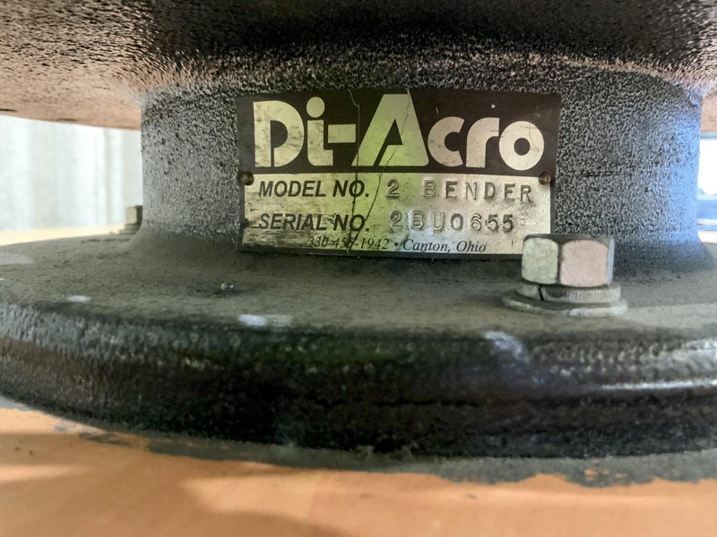 DI-ACRO #2 HAND BENDER: STOCK #81420