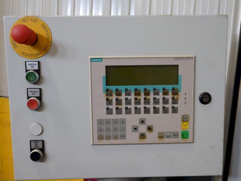 12 TON ROSENBERGER MODEL RU-12-8-DT 3/BLOW SERVO DRIVEN TUBE END FORMER: STOCK #14538