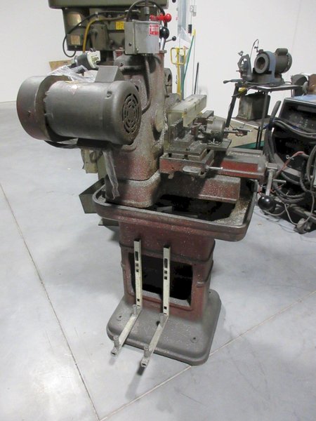 Barker Model AM,  3 Axis Milling Machine, with Pneumatic Clamping System and Pedestal Stand.- Auction Item