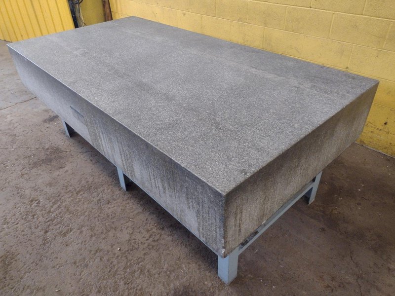 8&#039; X 4&#039; X 14&quot; ROCK OF AGES PRECISION LAYOUT INSPECTION GRANITE TABLE: STOCK #23787