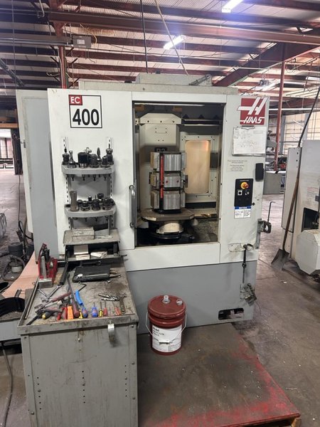 Haas EC-400 Horizontal Machining Center, 2006 – Through Spindle Coolant, Tombstone