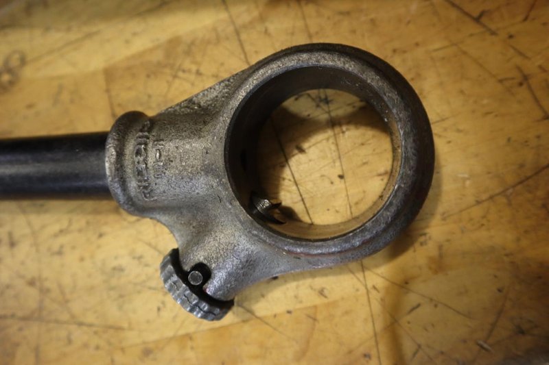 Rigid Hand Pipe Threader with Dies and Wood Case- Auction Item