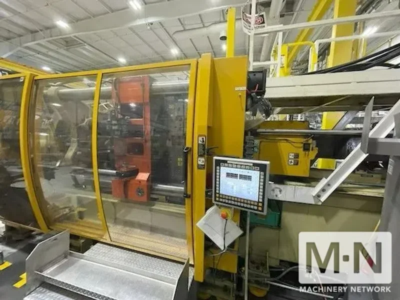 660 TON 65.2 OZ HUSKY MODEL G600RS85/85  INJECTION MOLDING MACHINE MFG 1999