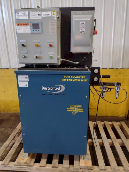 15 HP DUSTCONTROL MODEL #DC-11 &amp; RAF-1600 DUST COLLECTOR SYSTEM: STOCK #17160