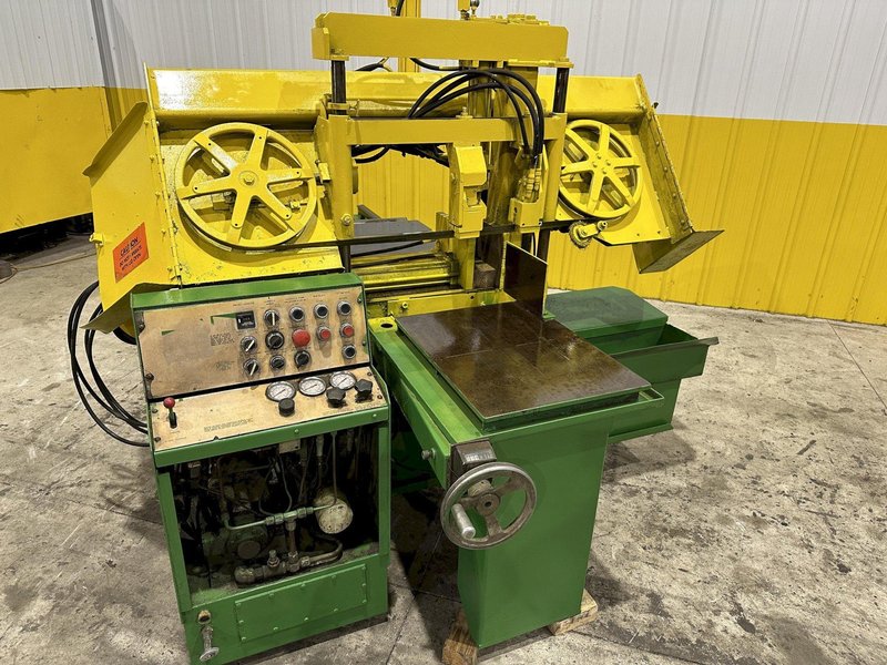 10" X 17" WF WELLS MODEL #W-10-2U AUTOMATIC HORIZONTAL DUAL POST BAND SAW: STOCK #21759