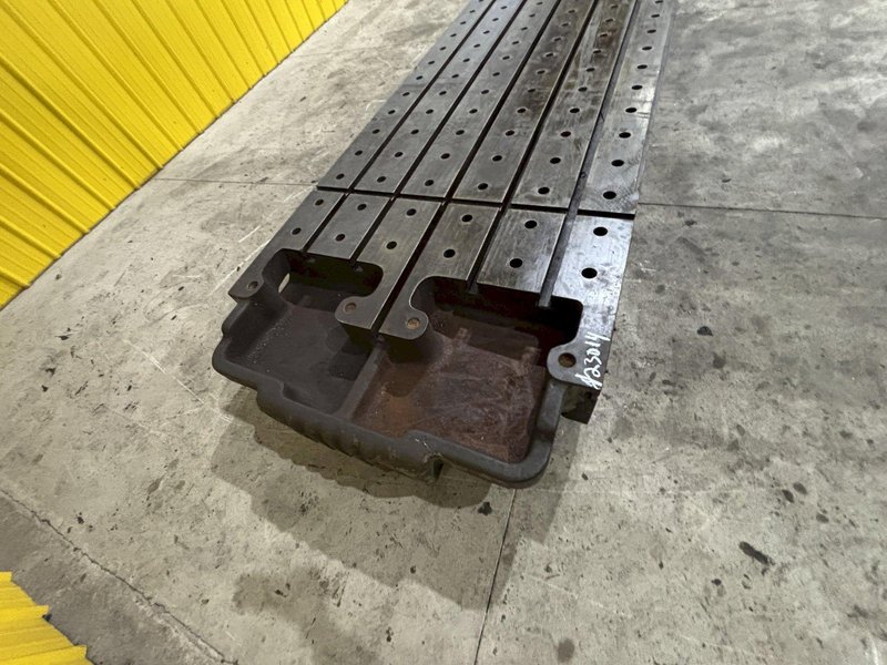 24&#039; X 4&#039; HEAVY DUTY T-SLOTTED PLANER MILL TABLE / FLOOR PLATE: STOCK #23014