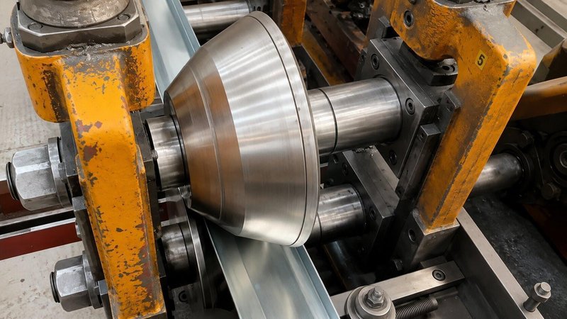 Jidet - rollforming line with 7 tool sets sectional gates