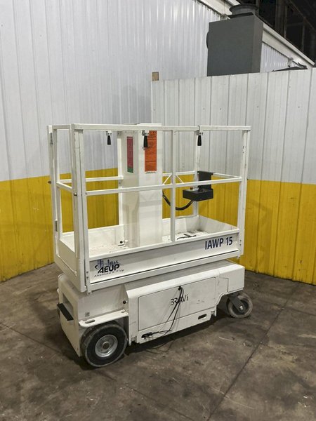 2016 ABSOLUTE E-Z UP MODEL #IAWP 15 SCISSOR LIFT: YOBRO #25844