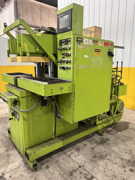 40 TON GLUCO MODEL #HVS40 HORIZONTAL INJECTION MOLDING MACHINE: STOCK #20108