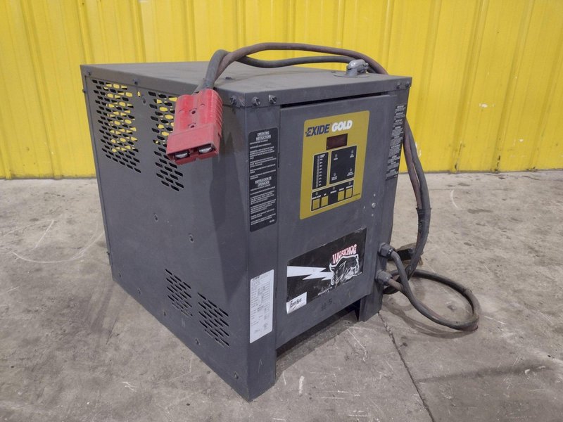 EXIDE WORKHOG GOLD MODEL #WG1-12-865 FORKLIFT BATTERY CHARGER: YOBRO #25429