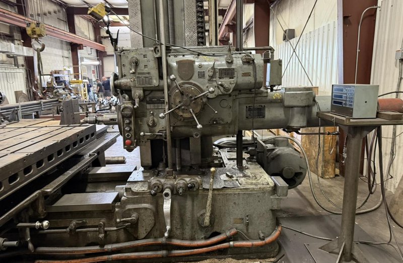 4" GIDDINGS &amp; LEWIS 340-T HORIZONTAL BORING MILL. STOCK # 0758926