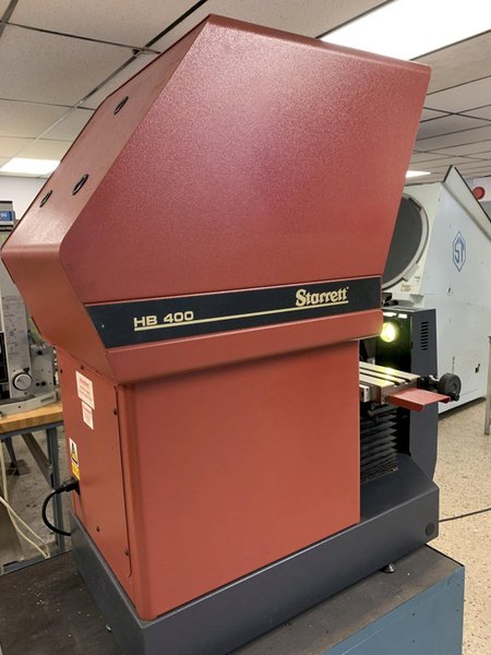 16&quot; STARRETT Model HB400 Horizontal Bench Top Optical Comparator, S/N 51293.
