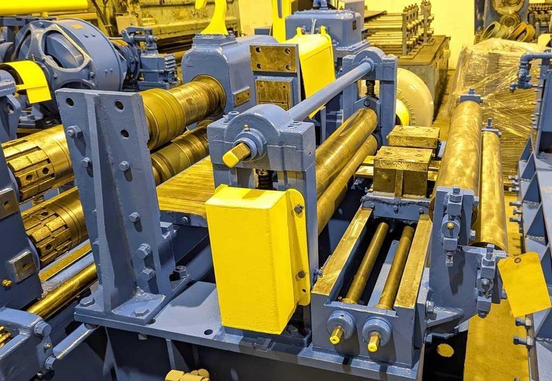 32" x 5.00" x 10,000# Stamco Slitting Line