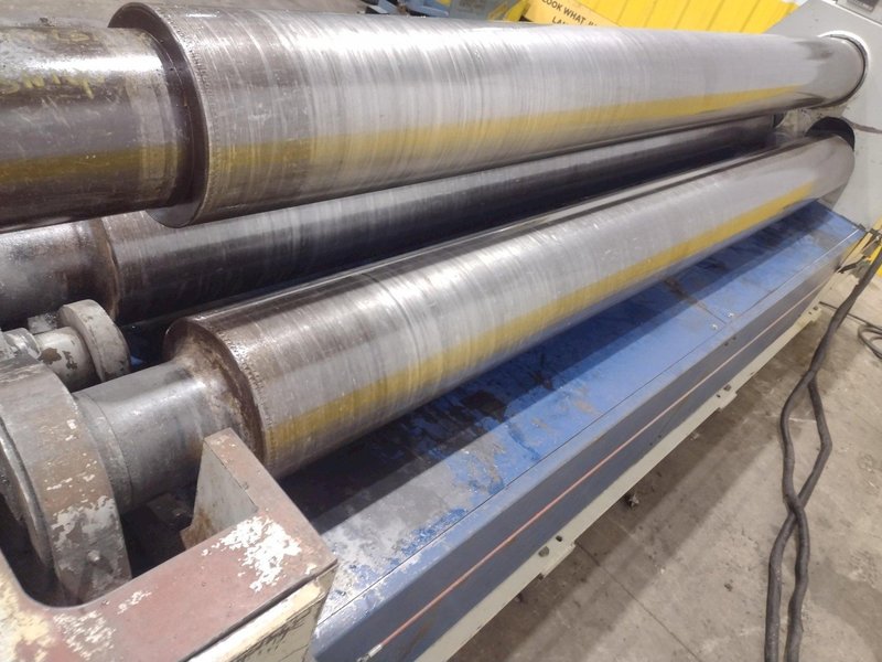 8' X 1/4" BIRMINGHAM MODEL #RH-0806 HYDRAULIC DOUBLE PINCH PLATE ROLL 2007: YOBRO #25022