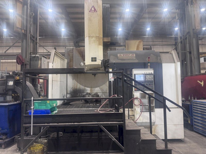 2018 Youji YV-1600 ATC+C Used CNC Vertical Turret Lathe with Live Tooling For Sale