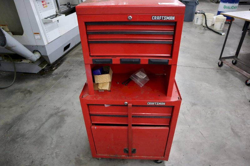 Craftsman Rolling Tool Chest with Upper, Middle and Bottom Boxes and Assorted Contents- Auction Item