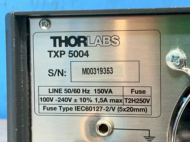 THORLABS CONTROLLER CHASSIS W/MODULES  -  TXP 5004