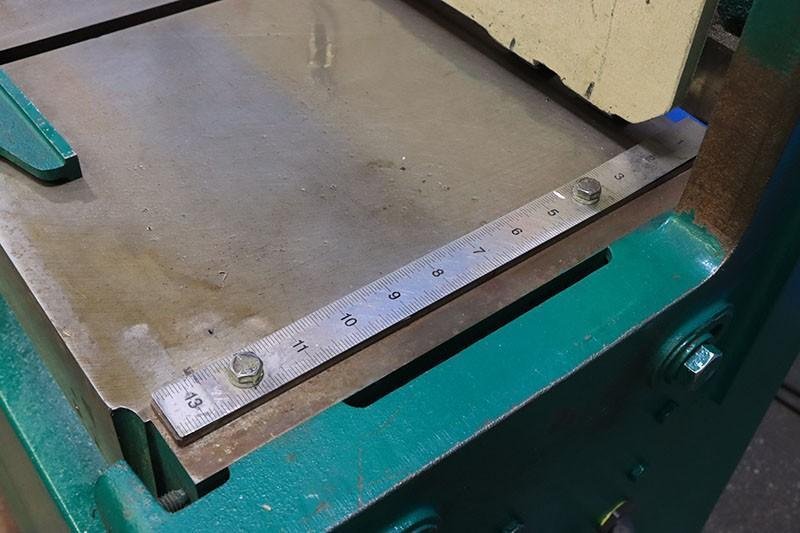 52" X 16 Ga TENNSMITH Hydraulic Squaring Shear, Model 52H