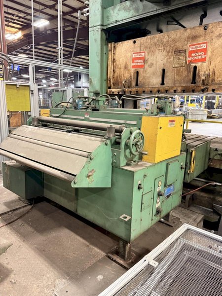 20,000 lbs. x 54 inch Coe Press Equipment Servo Coil Feed Line - Can be seen under power!