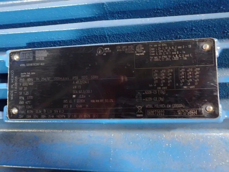 GUSHER / RUTHMAN PUMP AND ENGINEERING 20 HP CENTRIFUGAL PUMP  -  PCL4X6-10SEH-CBM-A