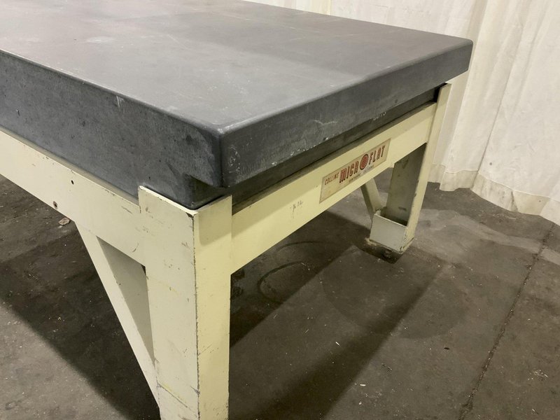 4' X 6' COLLING MICO FLAT GRANITE SURFACE INSPECTION PLATE: STOCK #80924