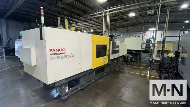 275 TON 14.6 OZ MILACRON MODEL ROBOSHOT S2000I-275B ELECTRIC INJECTION MOLDING MACHINE MFG 2015