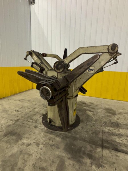 4,000 LBS X 18″ CWP MODEL #3RD18 PULL OFF DOUBLE END UNCOILER COIL REEL USED