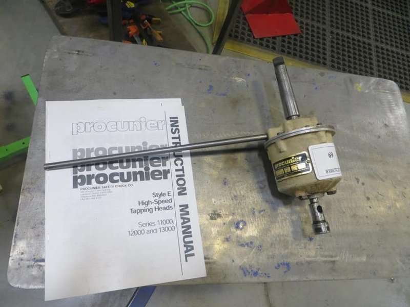 Procunier Style E High Speed Tapping Head w Instruction Manual- Auction Item