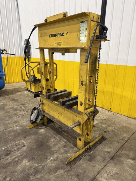 100 TON ENERPAC MODEL #GPEM3420Y H-FRAME HYDRAULIC PRESS: YOBRO #25886