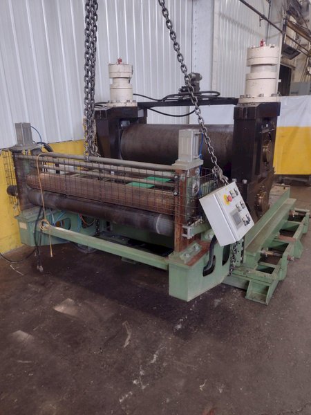50&quot; WIDE BRADBURY-PUMA &quot;STUCCO&quot; DESIGN SINGLE-STAND EMBOSSER ROLL, NEW 2013: STOCK #17005
