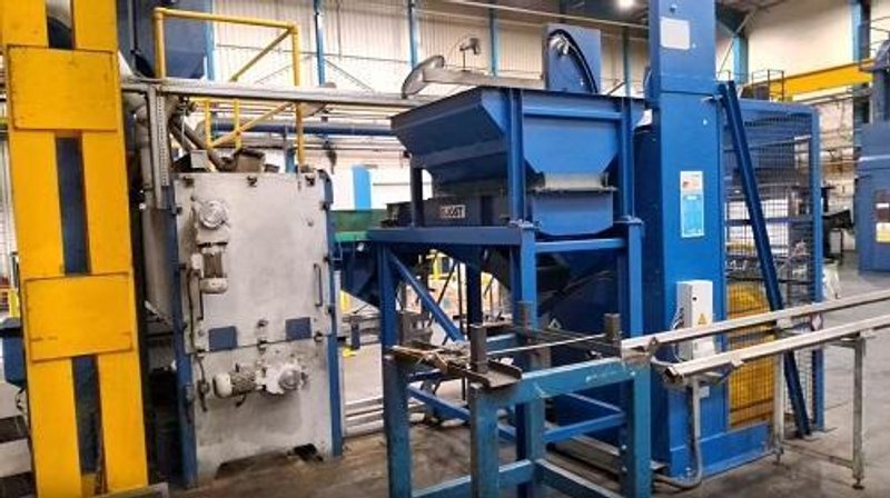 WALTHER TROWAL THM400/2 SHOT BLAST MACHINE (2013)