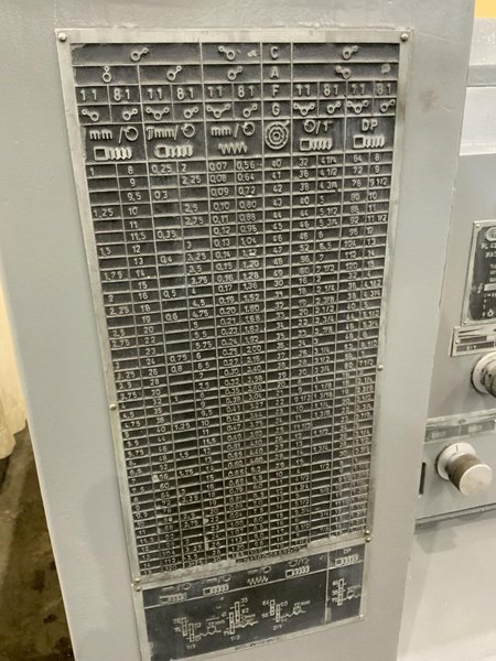 38" X 92" POREBA GAP BED ENGINE LATHE: STOCK #80622