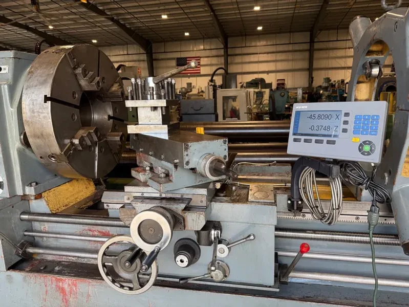 GEMINIS Republic Lagun GE-870 34”/43” x 80”cc Hollow Spindle Lathe #7631