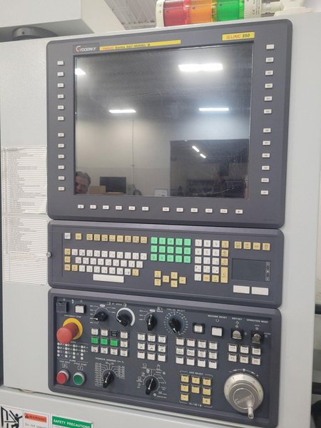 Yama Seiki GTW-1500Y CNC Multi-Axis Lathe, 6" Chuck, 5000 RPM, 12 position Turret, Live Tooling, Gang Tool Slide, Sub-Spindle, Fanuc 32i-B, LNS Quickload Servo S2 Barfeeder, 25HP, New 2017