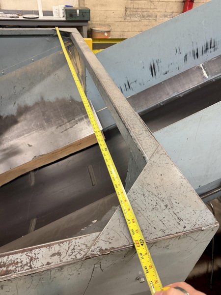 CONVEYORS INCORPORATED 36" x 30' INCLINE BELT CONVEYOR WITH CONTROLS: YOBRO #26280