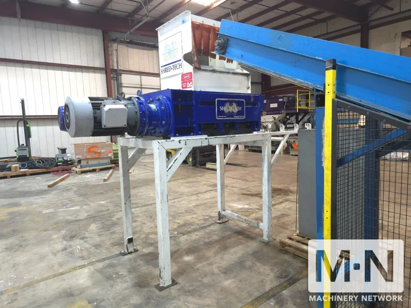 60 HP SHRED-TECH MODEL STQ-50E 4 SHAFT SHREDDER MFG 2015