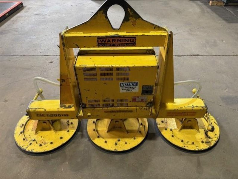 6,000LBS ANVER ELECTRIC POWERED VACUUM LIFTER / SHEET LIFTER / PLATE LIFTER STOCK# 4127