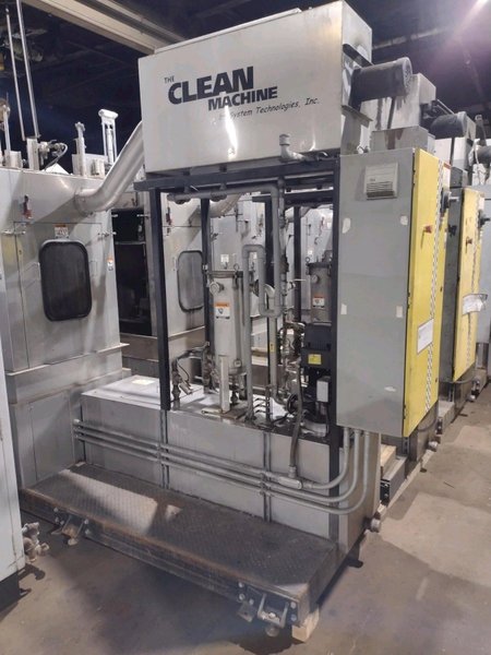 SYSTEM TECHNOLOGIES MODEL #CMI-123-480 CLEAN MACHINE HIGH PRESSURE STAINLESS STEEL PARTS WASHER: STOCK #14484