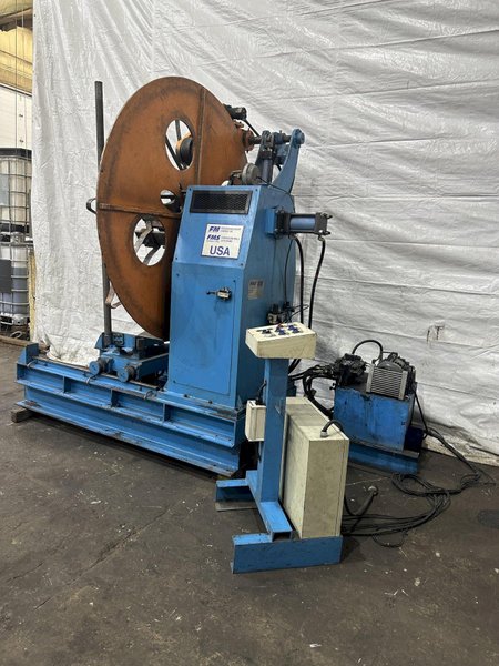 8000 LB X 12" FMC COIL REEL &amp; COIL CAR  : STOCK #77219