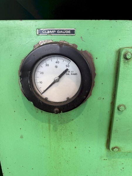 100 TON WABASH 4 POST HYDRAULIC PRESS. STOCK # 0777525