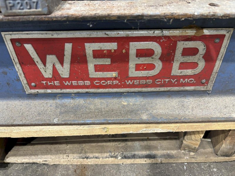 6,000 LBS WEBB MODEL #T6-PWR-IDL TANK TURNING ROLLS, POWER ROLL &amp; IDLER: STOCK #21644