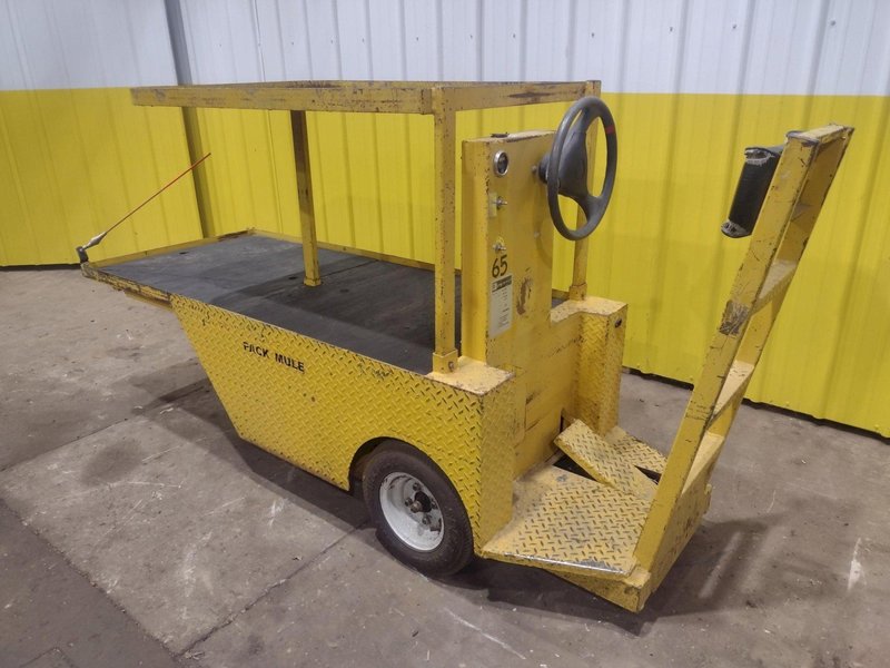 36V PACK MULE MODEL #SC-775-6SA ELECTRIC MATERIAL HANDLING CHASER CART: STOCK #21679