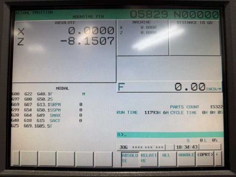 Doosan Puma 240C CNC Lathe, 2013 – LNS Barfeed, Royal Collet Chuck, LNS Chip Conveyor