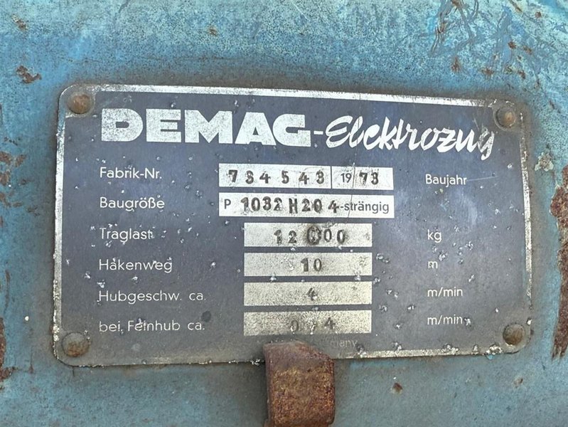 Demag - hoist 12 ton