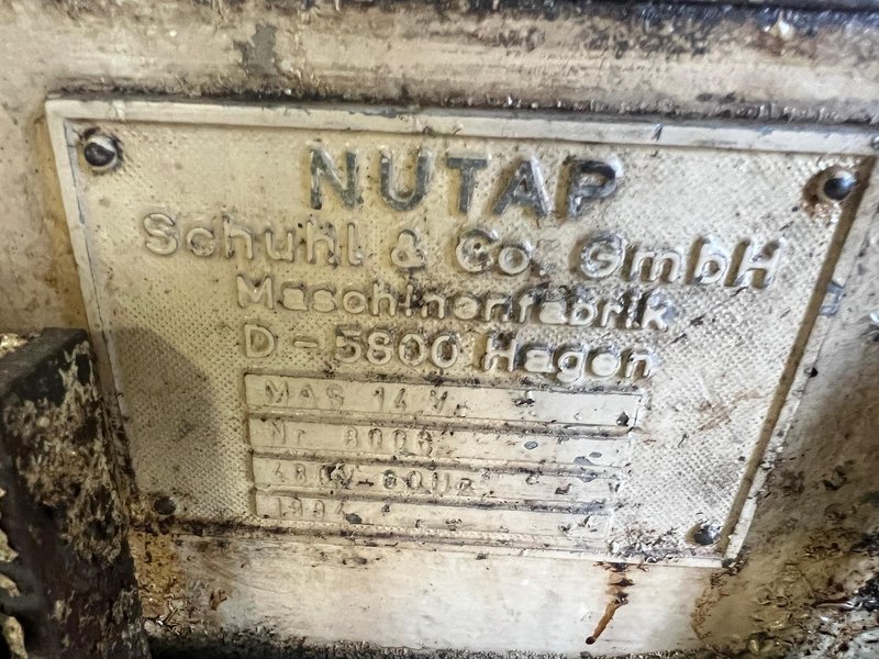 Nutap Model MAS-14V Twin Spindle High Speed Bent Shank Tapper