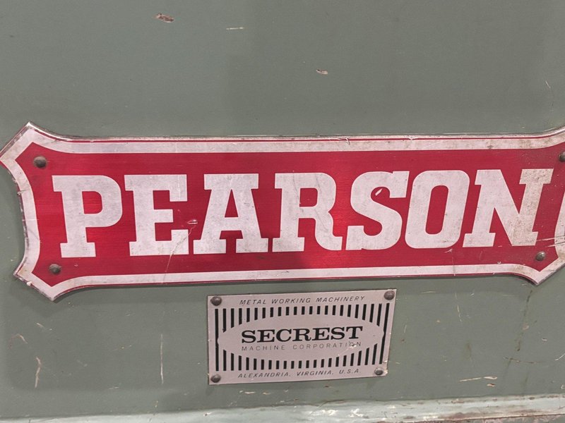 10' X 10 GAUGE PEARSON MODEL #1018ATX HYDRAULIC POWER SHEAR: STOCK #20974